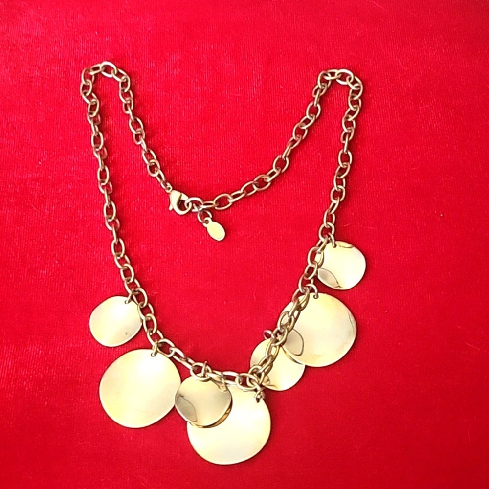 Vintage Ed Force Stainless Steel Necklace 18-inch